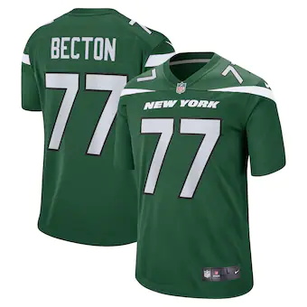 mens nike mekhi becton gotham green new york jets player ga